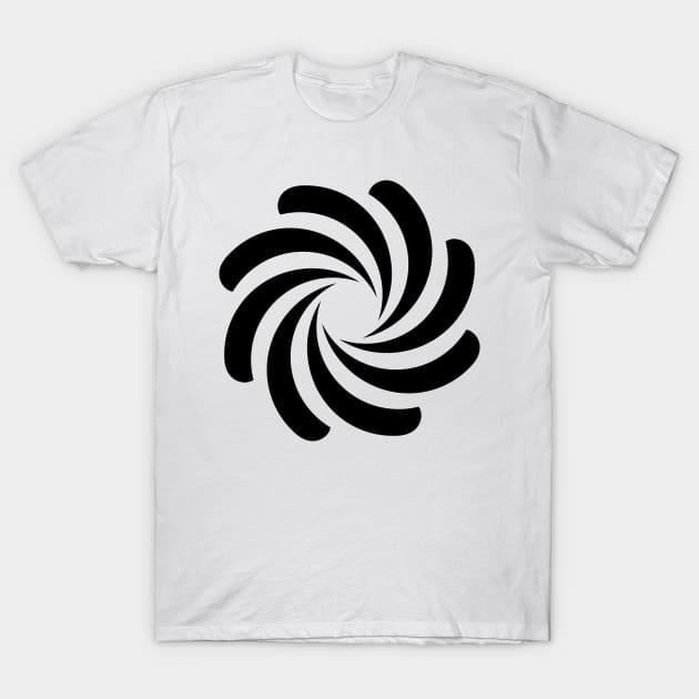 spiral circle T-Shirt by HokiShop